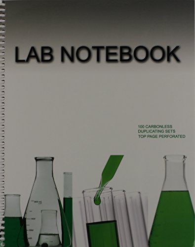 Lab Notebook 100 Carbonless Pages Spiral Bound (Top Page Perforated)