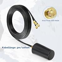 Bingfu 5G 4G LTE Outdoor Antenne mit 4 SMA-Stecker 3 m Kabel – Ansicht 3