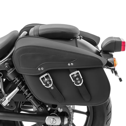 Sacoche cavalière pour Yamaha XVS 650 A Drag Star Classic VH5 Noir – vue 2