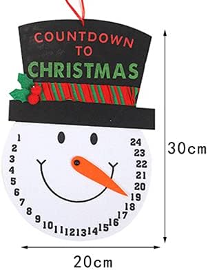 eBoutik, 3D Haning Countdown To Christmas, Festive Re-Usable Traditional Advent Calendar For Children - Image 4