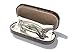 Newbee Fashion -"Pocket" Readers Ultra Compact Spring Temple Reading Glasses w/Portable Pocket Clip Aluminum Case