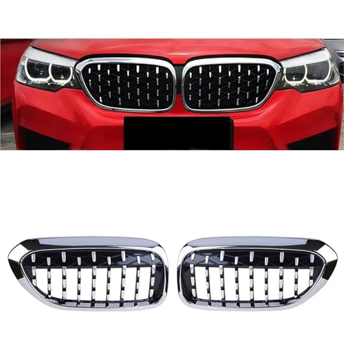 Calandre BMW G30 G31 style diamant chrome accessoires extérieurs - 7