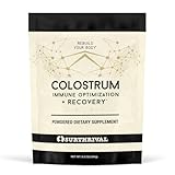 Surthrival: Colostrum Powder (6.5oz), Immune Optimization & Recovery, Powdered Dietary Supplement, Gut Health, Immune Support, Keto Friendly