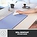Logitech Desk Mat - Studio Series, Multifunctional Large Desk Pad, Extended Mouse Mat, Office Desk Protector with Anti-Slip Base, Spill-Resistant Durable Design, in Lilac