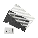 Zilimontt Compatible con termostato 3106995.032 RV y rejilla conducta de aire acondicionado 3104928019, material ABS blanco con control de 4.4-32.2 °C para campamento