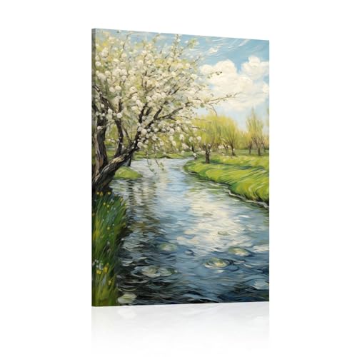 Affiche de paysage naturel et fleurs pour sublimer votre décoration de printemps de salon