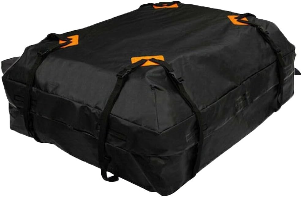 LUlude 420D Oxford Car Roof Cargo Carrier Waterproof Storage Bag for Suzuki Ignis (2016-2022), Large Capacity 425L Top Box Container Travel Luggage