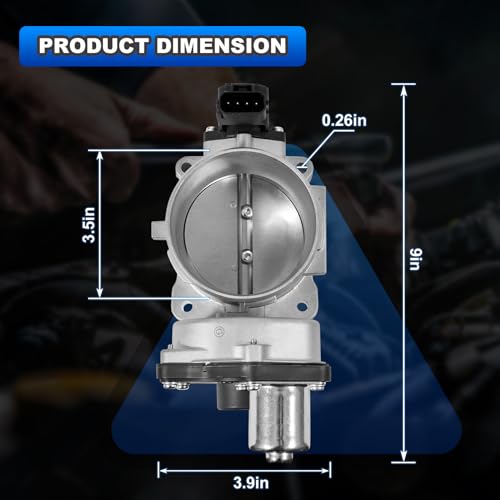 AUTOBABA Fuel Injection Electronic Throttle Body, 5.4L V8 Engine Compatible with Ford F-150 250 350 2004-2014 Expedition Lincoln Mark LT Navigator 8L3Z-9E926-A S20001