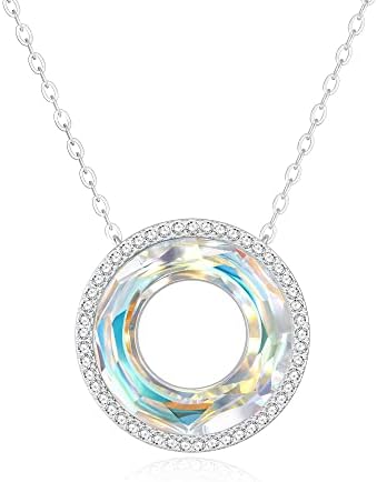 Louisa Secret Necklace for Women Jewellery 925 Sterling Silver,Happy Ferris Wheel Pendant Necklaces Anniversary Birthday Mothers Day Valentine's Day Christmas Gifts Jewelry for Mum Wife Girlfriend Her