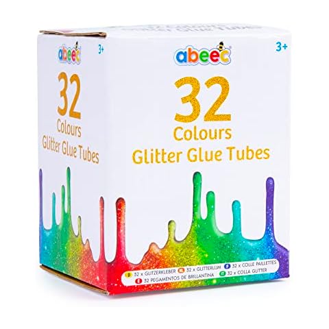 abeec Glitter Glue Pens Set of 32 Cover