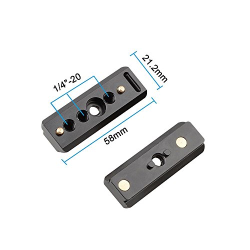 Rail NATO 58 mm dégagement rapide accessoire Smallhd 700