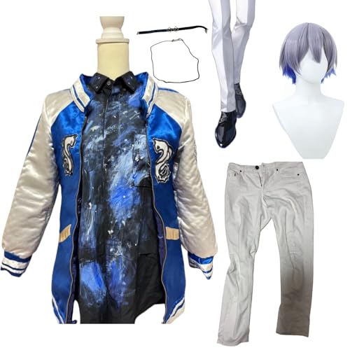 [LJ cosplay] 実物撮影 ！ バーチャルアイドル Vtuber にじさんじ 小柳ロウ コスプレ 衣装仮装/靴/仮髪/道具自由選択 (衣装+仮髪+靴)