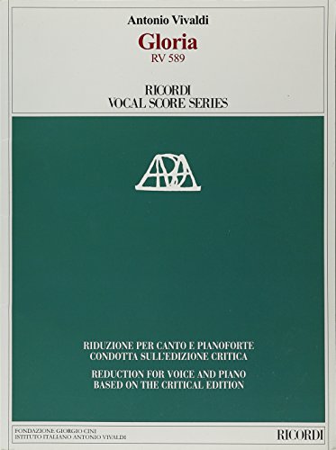 Gloria, Rv 589: Ricordi Opera Vocal Score Series