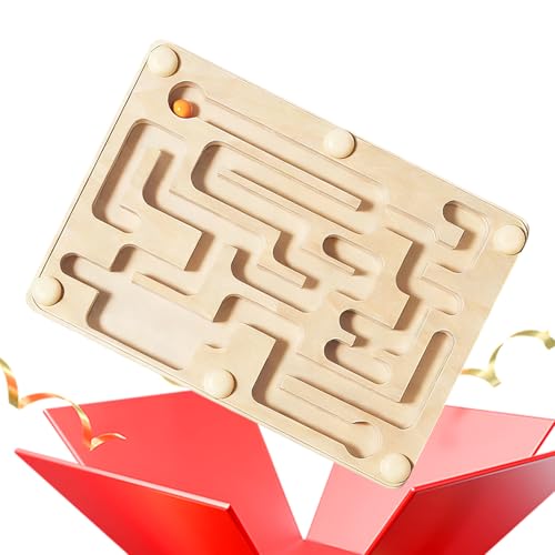 Murmel Labyrinth Spiel | Spannendes Balance Spielzeug,Geschicklichkeitsspiel Brettspiel,Für Spiele Unterwegs, Herausforderungen, Aktivitäten Und Konzentration