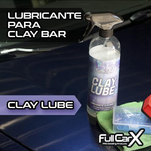 Miniatura 2 de Fullcarx Clay Lube 750ml Lubricante Para Clay Bar Descontaminado Carrocería Coche, Fórmula Especial, Gran Rendimiento, Efectivo Y Seguro, Líquido Para Arcilla, Producto Limpieza Detailing Profesional