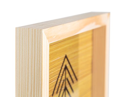 Wooden Picture Frames 8X10 Inch With Real Glass - Set Of 2-100% Eco Unfinished Wood - Thick Borders - Natural Wood Color For Wall Mounting And Tabletop Photo Frame #TOP5
