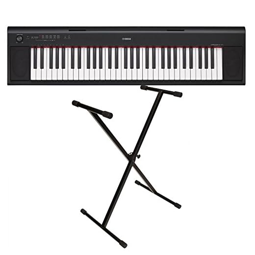 Yamaha NP-12 - Pianoforte digitale con supporto X NP12