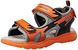 sandali neri tacco Chiusura: gomma Geox Bambino J Sandal Splush Boy Sandali Bambini e ragazzi, Arancione/Nero (Orange/Black), 25 EU