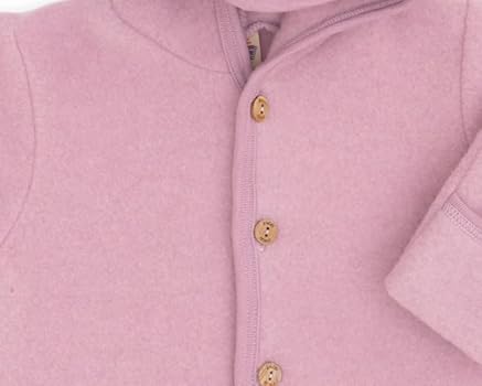 Jasje 100% wol-fleece - light grey melange