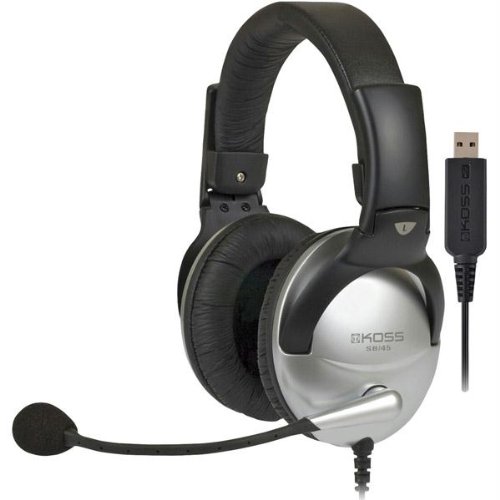 Koss Full-Size USB Communication Headset with Noise Reduction Microphone -