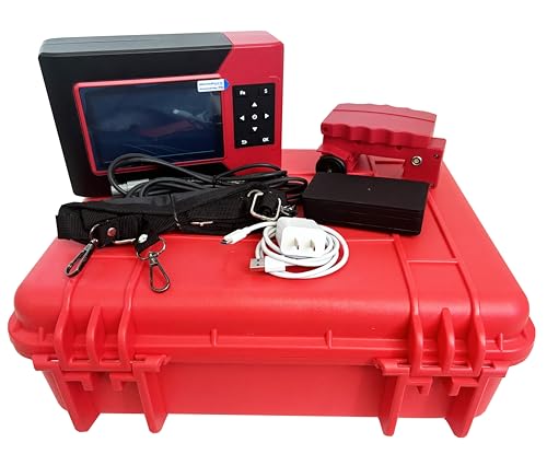 HFBTE Rebar Detector Concrete Rebar Scanner Reinforcement Locator Steel Bar Spacing Tester with Rebar Diameter Range 6-50mm Protective Layer Thickness Range 6mm-90 mm 7mm-200mm USB Interface