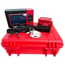 Rebar Detector Concrete Rebar Scanner Reinforcement Locator Steel Bar Spacing Tester with Rebar Diameter Range 6-50mm Protective Layer Thickness Range 6mm-90 mm 7mm-200mm USB Interface