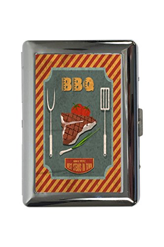 pitillera cigarrera Restaurante Comida T-bone de barbacoa impreso