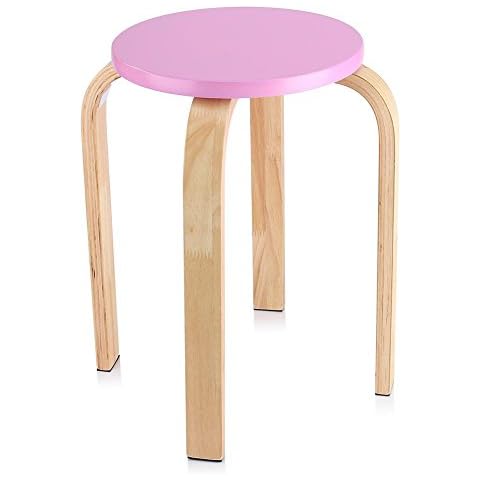 Wakects Tabouret empilable en bois Cover