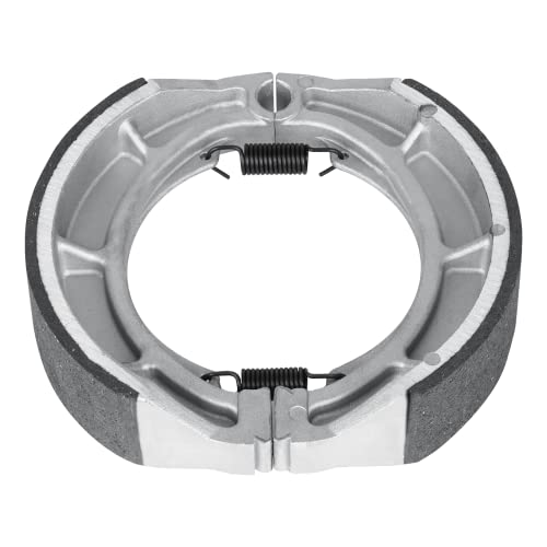 Chabushi Rear Brake Shoes for Suzuki King Quad 300 LT-F4WDX LT-F300F 1991-2002, QuadRunner 500 LT-F500F 1998-2002, for Suzuki LT250EF LT300E RE5 GT750 Drum Brakes Shoe Assembly Set