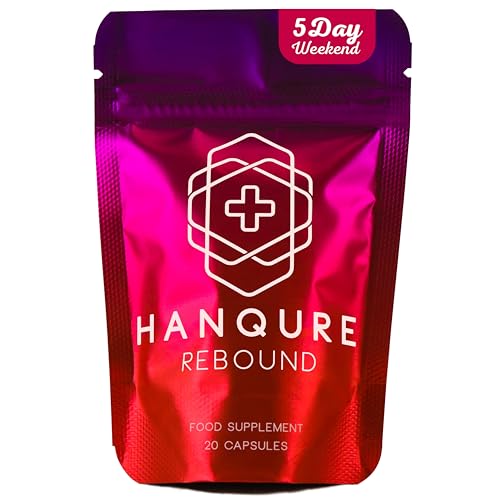 Hanqure Rebound, Includes Vitamin B1, B6, B12, & C, Magnesium + Rosemary Leaf Extract | Food Supplement, 20 Vegan Capsules, Made in The UK