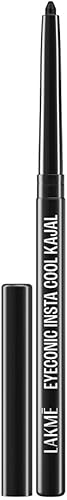 Lakme Eyeconic Insta Cool Kajal Schwarz Kühlender Kohl Liner mit Gurke Twist Up 