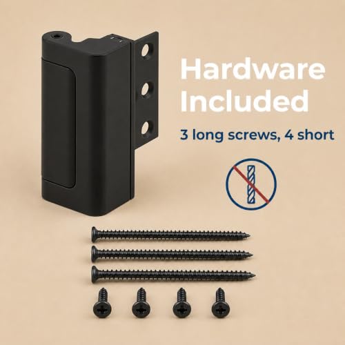 Image of Prime-Line U 11449 High Security Door Lock, Matte Black Finish (Single Pack)