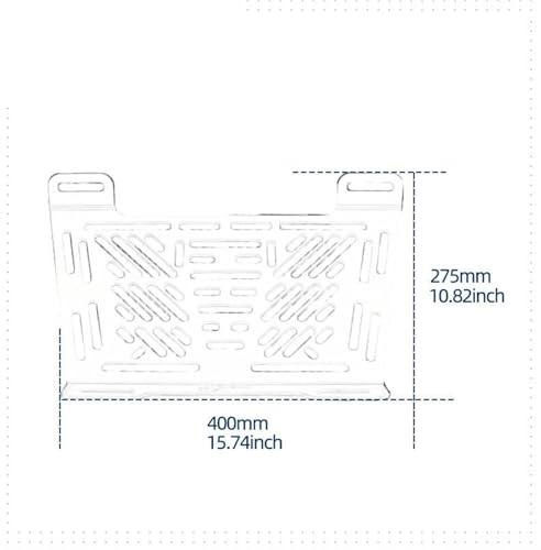 Porte-bagages avant Super CUB50 support plaque élargi 2017-2021
