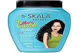 productos para peinar el cabello chino Ingredientes seleccionados SKALA Crema ACONDICIONADORA Mais CACHOS 1000ML, Negro, 1 kg (Paquete de 1)
