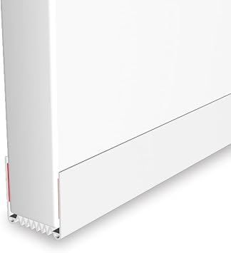 Weather Stripping Door Seal, 39 Length Cuttable Door Draft Stoppers for Bottom of Door, Strong Adhesive Door Sweep for Exterior and Interior Doors, White