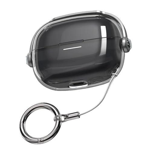 CYBERGARAGE�EFor Xiaomi Redmi Buds 6 Pro �N���A �P�[�X/�J�o�[ �[�d���t�� ���� TPU +�v���X�`�b�N �X�^���h�@�\ �X�g���b�v�t�� For �V���I�~ ���b�h�~�[ �o�b�Y6 �v�� ���C�����X�C���z�� �J�o�[(�N���A