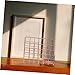 HOMSFOU 2pcs Iron Bookshelf Tiered Book Display Stand Bookshelf Magazine Rack Office Book Organizer