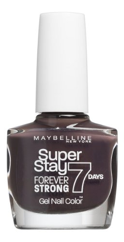 Maybelline New York Make-Up Superstay Nailpolish Forever Strong 7 Days Finish Gel Nagellack Taupe Couture/Farblack mit ultra starkem Halt… – Ansicht 1
