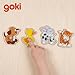 GOKI Wooden Peg Puzzle for Toddlers – Montessori Inspired Learning Toys for Toddlers I Farm Animals Knob Puzzle Ages 1+ Develops Fine Motor Skills and Shape Recognition I Designed with Love in Germany