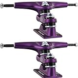 Gullwing Trucks Sidewinder II Purple Skateboard Double Kingpin Trucks - 185mm Hanger 10' Axle (Set of 2)