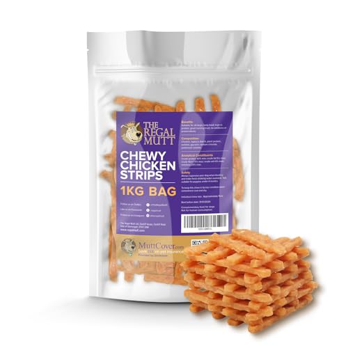 The Regal Mutt - Chewy Chicken Strips - 1kg Bag