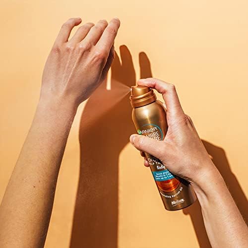 Garnier Ambre Solaire Natural Bronzer Quick Drying Medium Self Tan Body Mist 150ml