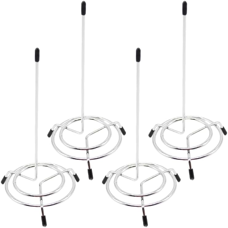 4 Pack Check Spindle Ticket Stabber Holder (Chrome), Receipt Spike Bill Fork Memo Holder