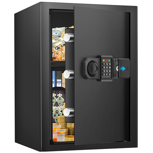 60L Großer Safe Tresor für Zuhause, Feuerfester Tresore mit...