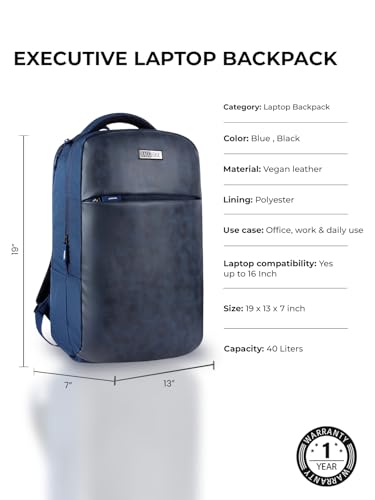 Image of Large 40 L Premium Executive Laptop backpack