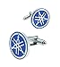 Gemelolandia | Boutons de Manchette Pour Chemise Logo Yamaha | Pour Hommes et Garçons | Cadeaux Pour Mariages, Communions, Baptêmes et Autres Événements
