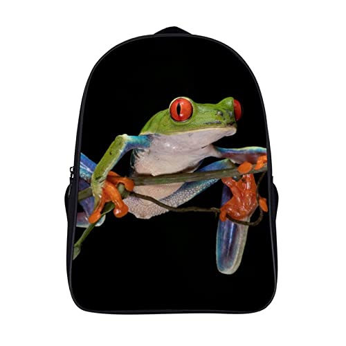 Sac à dos école voyage au look grenouille cool pour les cours et les sorties de loisirs