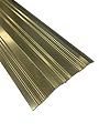 Gold Anodized Aluminum Overlap Threshold 4" Wide (3 FT)