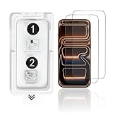 HOYAWU iPhone 17 Pro Max用スクリーンプロテクター 2枚パック - 6.9インチ強化ガラス 携帯電話スクリーンプロテクター 傷防止 飛散防止 落下耐衝撃 HDクリア 指紋防止 簡単取り付け