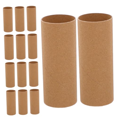 Tube en carton blanc pour occuper les enfants à la maison avec du bricolage DIY